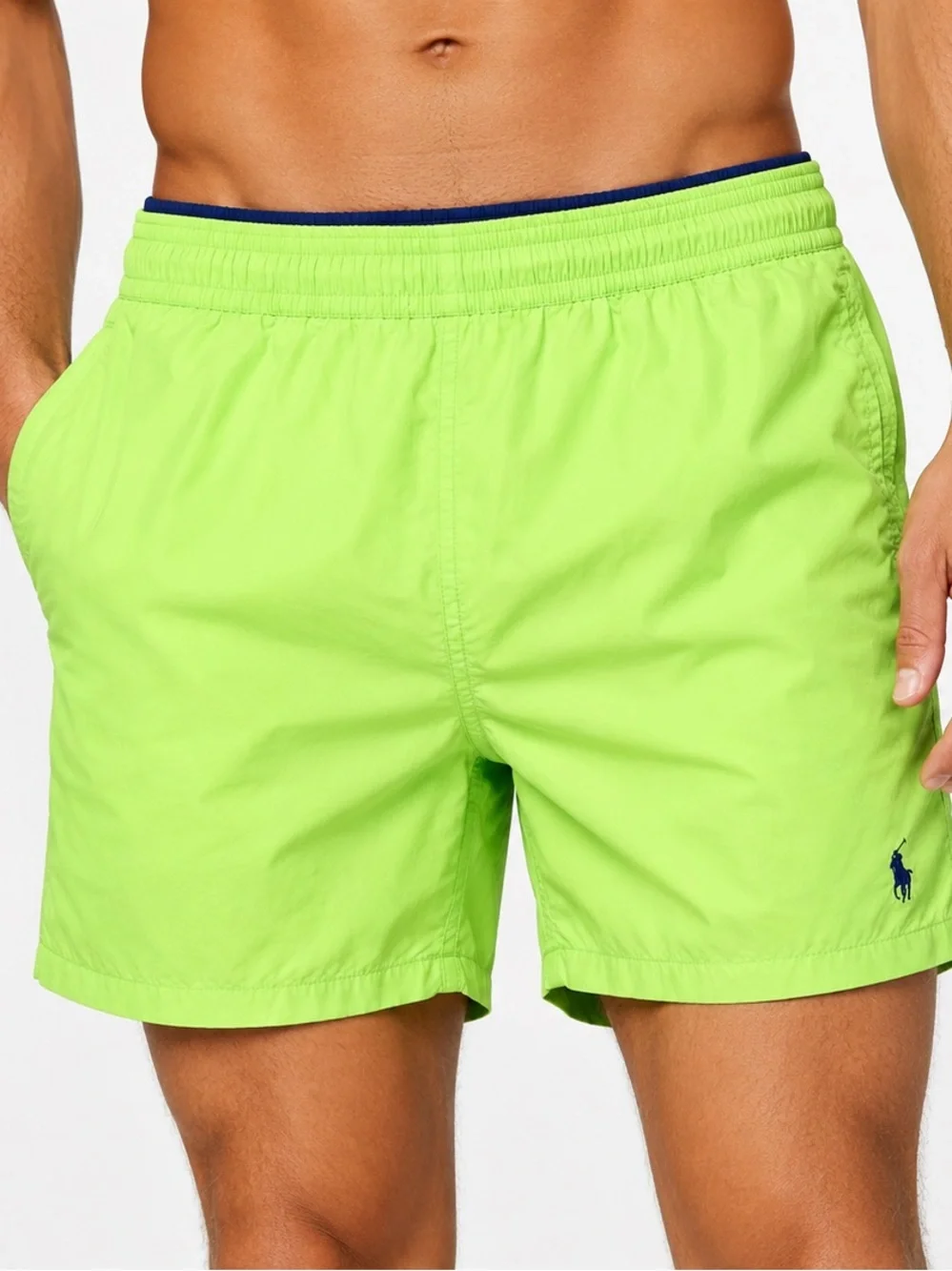 Polo Ralph Lauren Lime Green Swim Trunks Men’s XXL Mesh Lined Pony Logo Classic